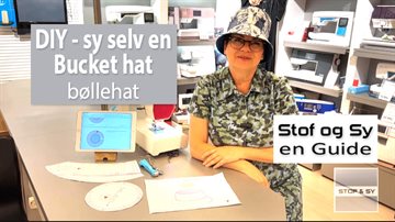 DIY - sy selv en Bucket hat - en gratis Stof og Sy Guide